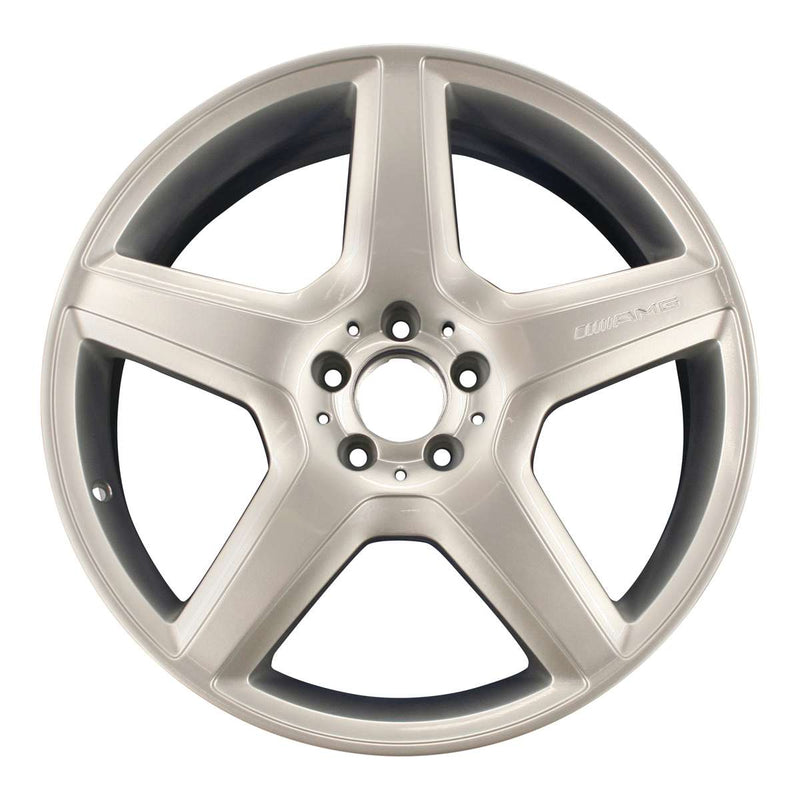 2007 mercedes s65 wheel 20 silver aluminum 5 lug w65478s 1