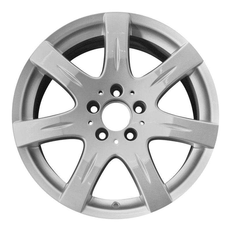 2007 mercedes e320 wheel 17 silver aluminum 5 lug rw65511s 3