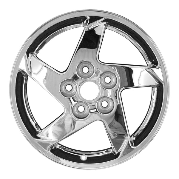 2005 pontiac grand wheel 16 chrome aluminum 5 lug w6564chr 2