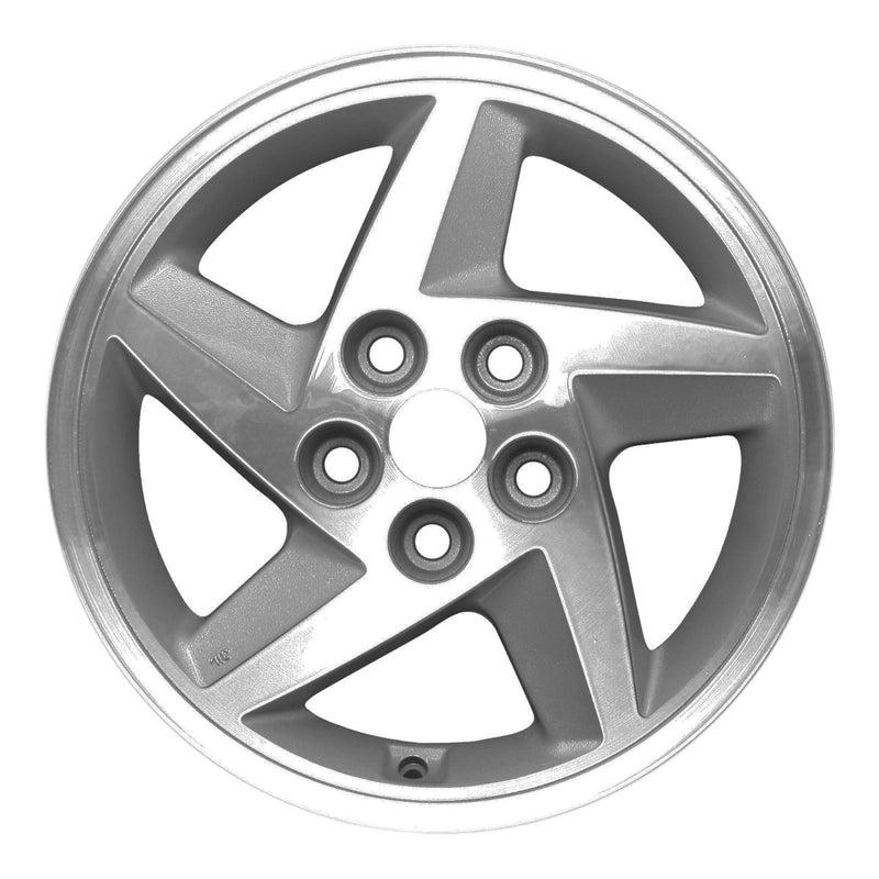 1993 mitsubishi eclipse wheel 16 silver aluminum 5 lug w65722s 1