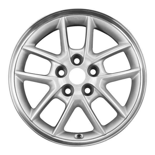 1997 mitsubishi eclipse wheel 17 machined silver aluminum 5 lug w65752ms 1