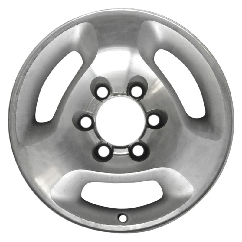 2000 mitsubishi montero wheel 16 machined silver aluminum 6 lug w65773ms 1