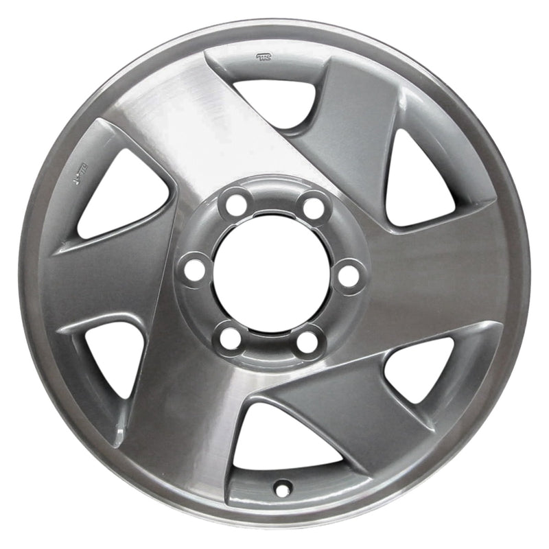 2004 mitsubishi montero wheel 16 machined silver aluminum 6 lug w65780ms 3