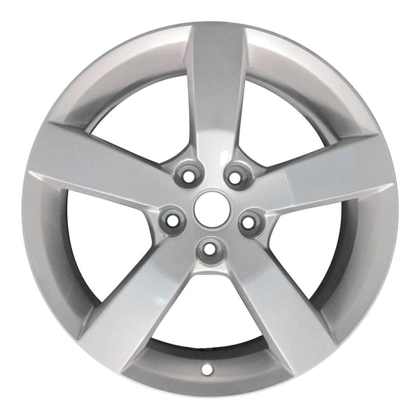 2010 pontiac g6 wheel 18 silver aluminum 5 lug w6598s 6