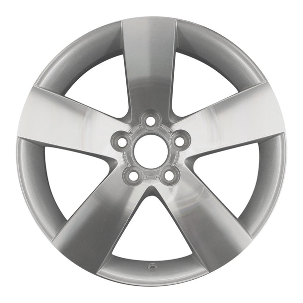 2009 pontiac g8 wheel 19 machined silver aluminum 5 lug rw6640ms 2