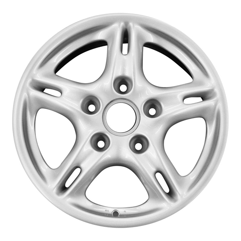 1997 porsche boxster wheel 16 silver aluminum 5 lug w67232s 1