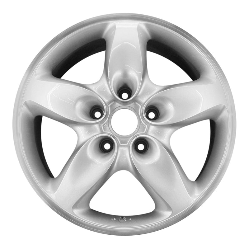 2003 porsche cayenne wheel 18 machined silver aluminum 5 lug w67263ms 1