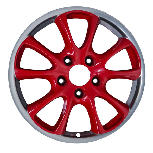 2004 porsche 911 wheel 18 red aluminum 5 lug w67337rd 1