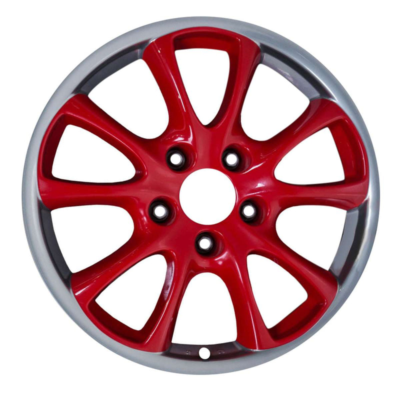 2004 porsche 911 wheel 18 red aluminum 5 lug w67337rd 1