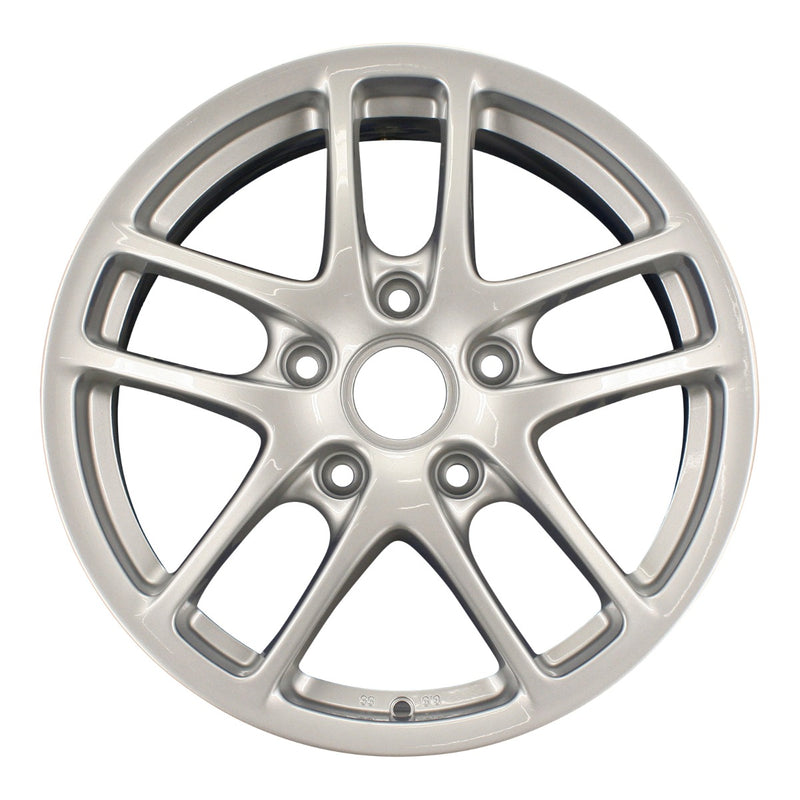 2006 porsche cayman wheel 17 silver aluminum 5 lug w67355s 5