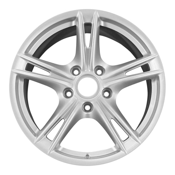 2012 porsche cayman wheel 18 silver aluminum 5 lug w67374s 8