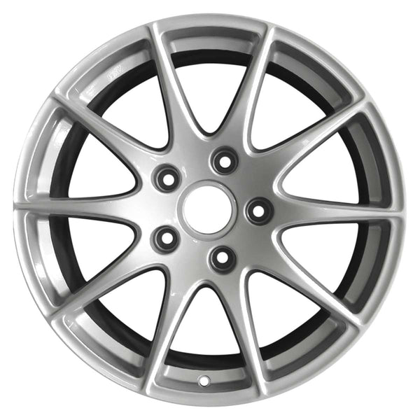 2016 porsche panamera wheel 18 silver aluminum 5 lug w67385s 7