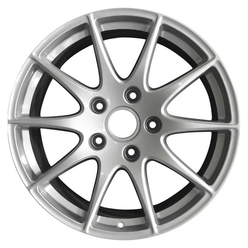 2015 porsche panamera wheel 18 silver aluminum 5 lug w67385s 6