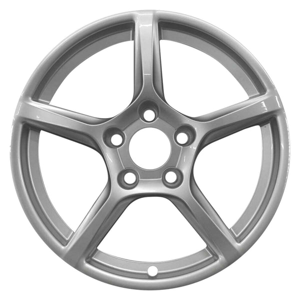 2018 porsche 718 wheel 18 silver aluminum 5 lug w67438s 8