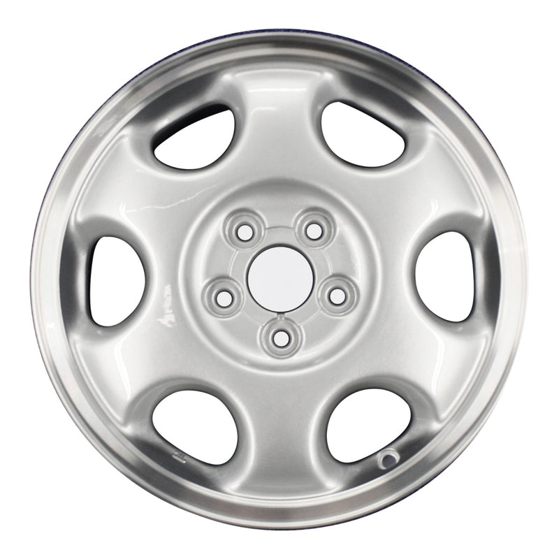 1996 subaru legacy wheel 15 machined silver aluminum 5 lug w68690ms 6