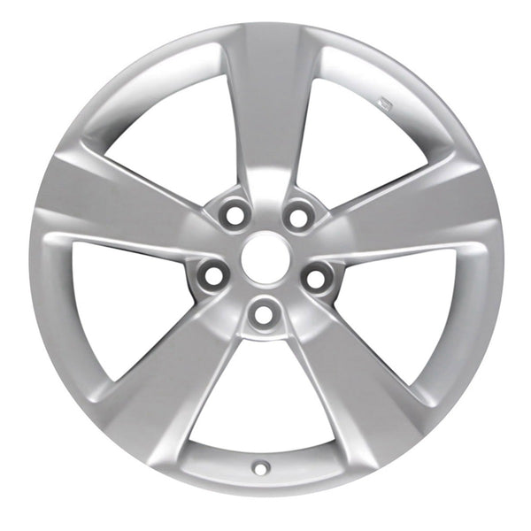 2009 subaru wrx wheel 18 silver aluminum 5 lug w68777s 9