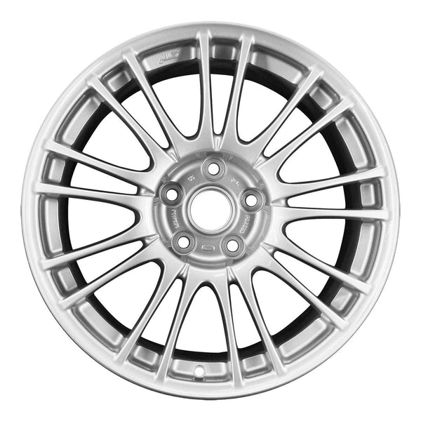 2010 subaru impreza wheel 18 silver aluminum 5 lug w68778s 3