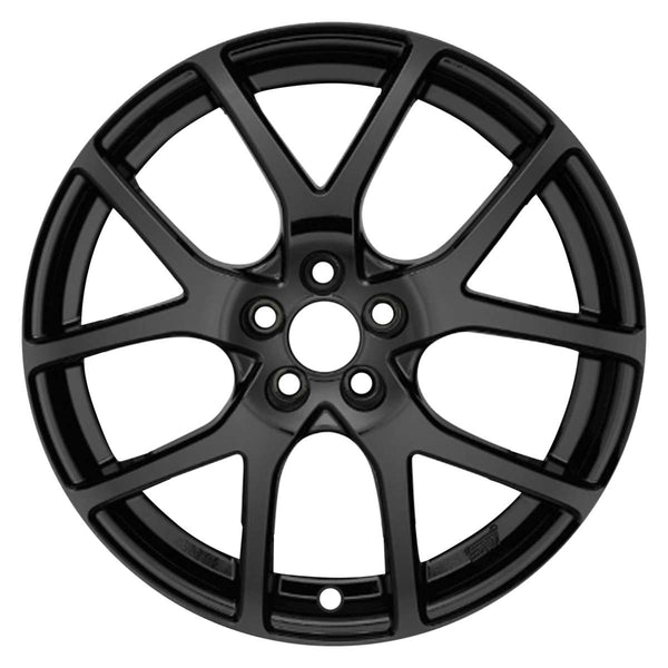 2018 subaru crosstrek wheel 18 black aluminum 5 lug w68858b 1