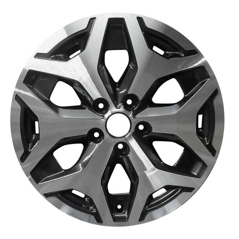 2020 subaru forester wheel 17 machined charcoal aluminum 5 lug w68866mc 2