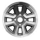 1985 toyota supra wheel 14 machined charcoal aluminum 4 lug w69144mc 4