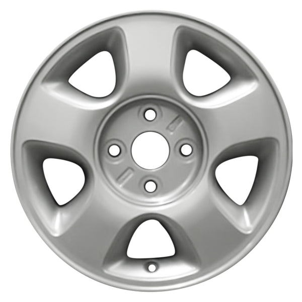 1995 toyota paseo wheel 14 silver aluminum 4 lug w69278s 4