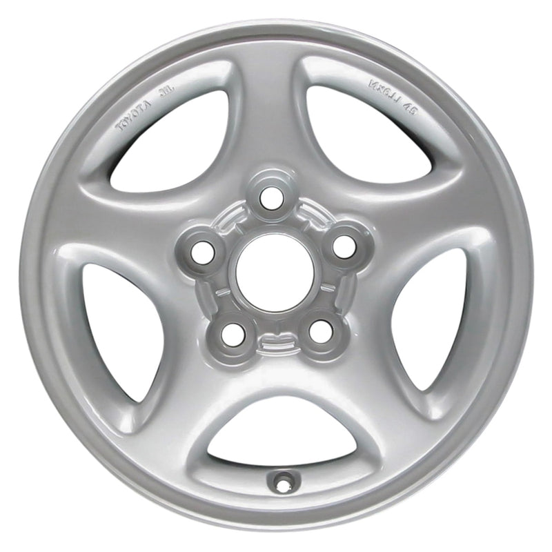 1991 toyota mr2 wheel 14 silver aluminum 5 lug w69290s 1