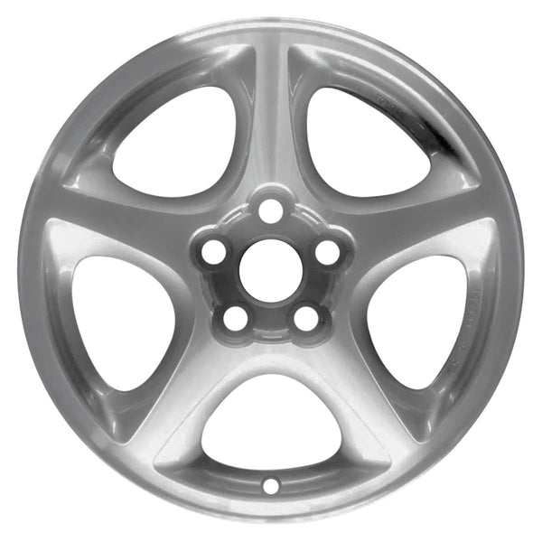 1997 toyota celica wheel 15 silver aluminum 5 lug w69327s 4