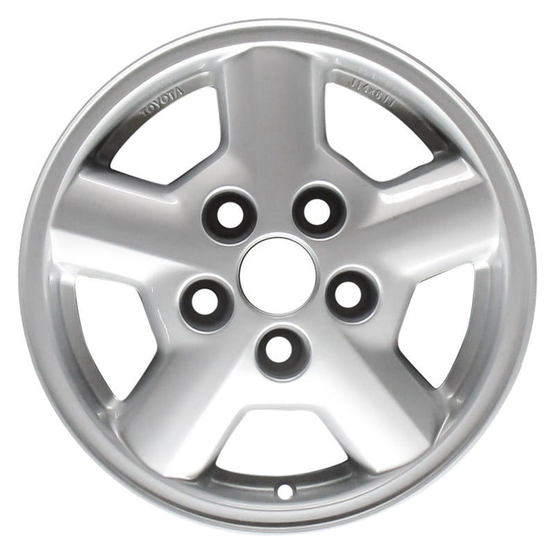 1998 toyota tacoma wheel 14 silver aluminum 5 lug w69343s 4