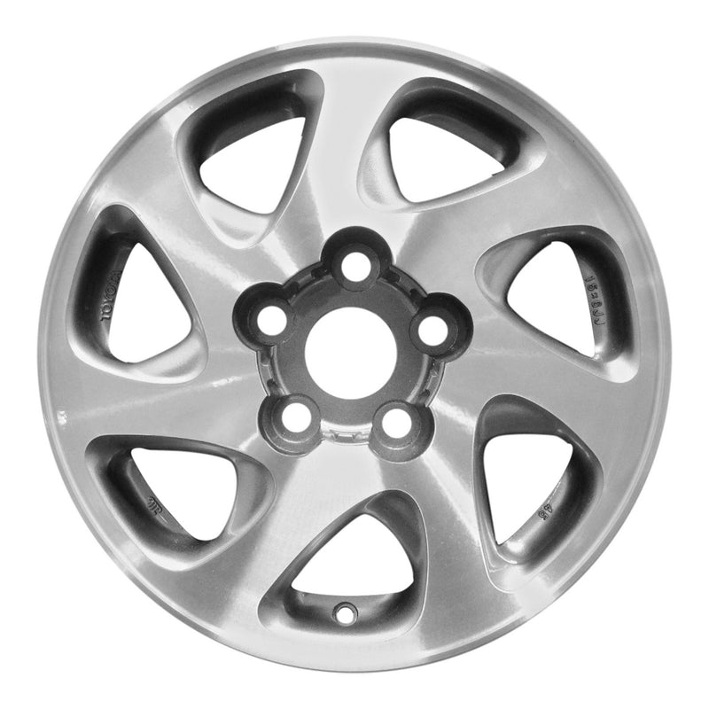 1997 toyota camry wheel 15 machined charcoal aluminum 5 lug w69348amc 1