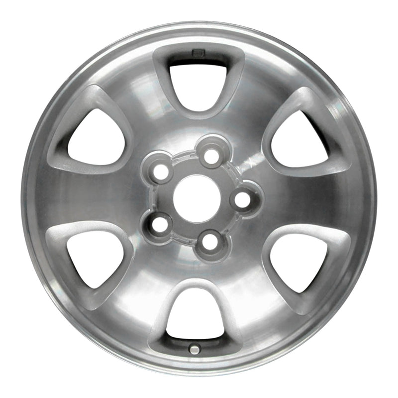 1996 toyota rav4 wheel 16 machined silver aluminum 5 lug w69363ms 1