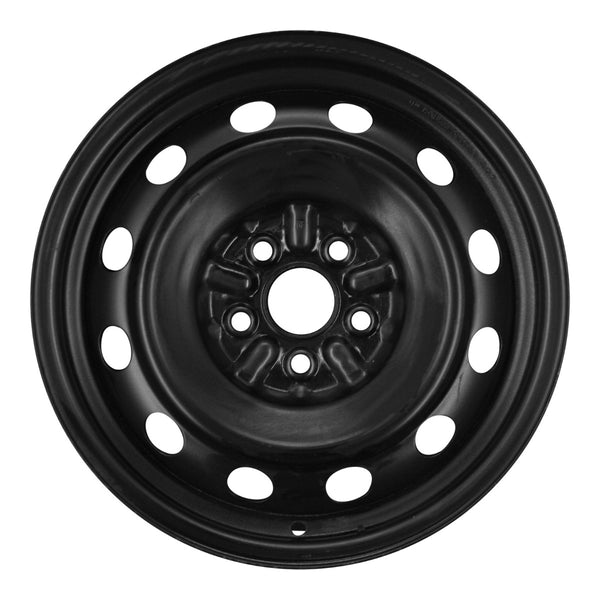 2001 toyota celica wheel 15 black steel 5 lug w69386b 2