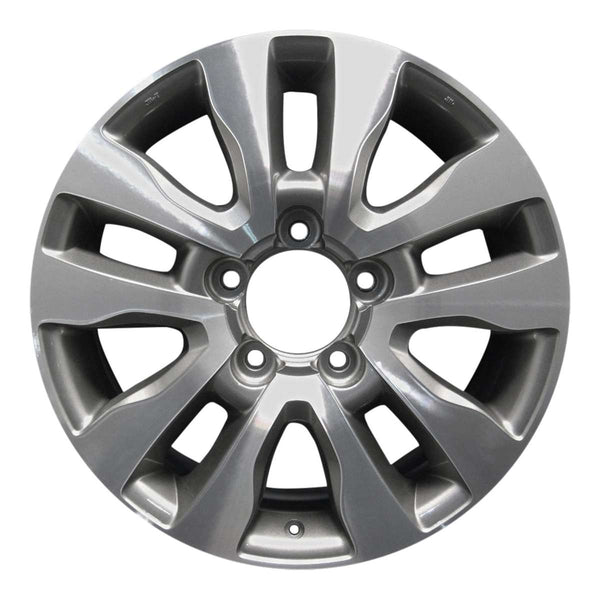 2018 toyota tundra wheel 20 machined charcoal aluminum 5 lug w69533mc 19