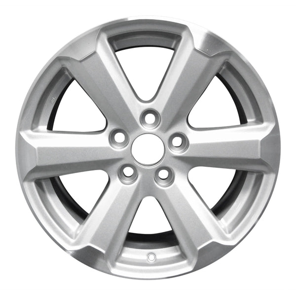 2008 toyota highlander wheel 17 machined silver aluminum 5 lug rw69534ms 1