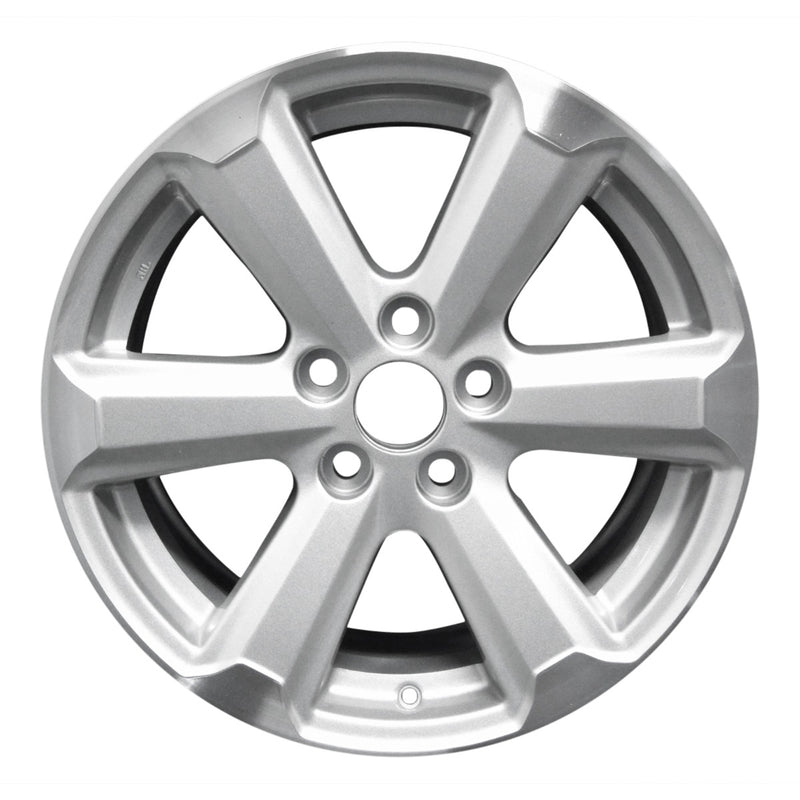 2010 toyota highlander wheel 17 machined silver aluminum 5 lug rw69534ms 3