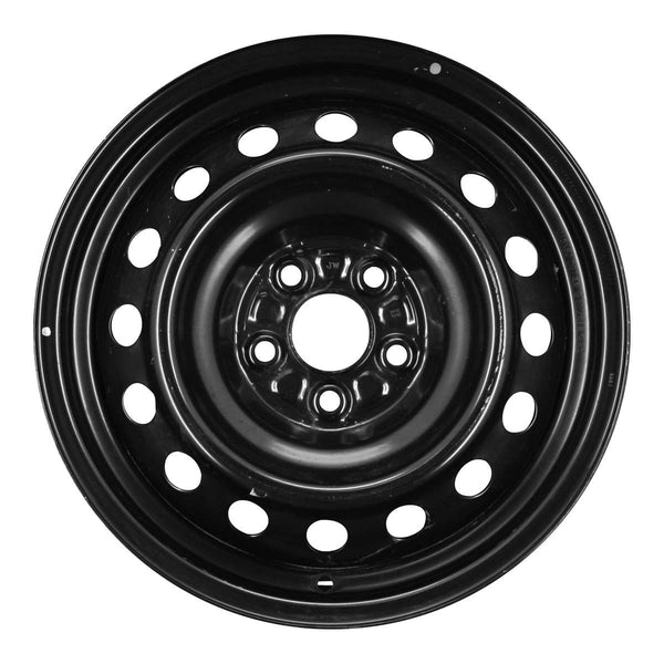 2009 toyota corolla wheel 15 black steel 5 lug rw69542b 1
