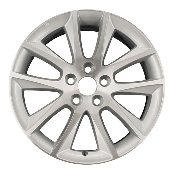 2012 toyota matrix wheel 18 machined silver aluminum 5 lug w69546ms 4