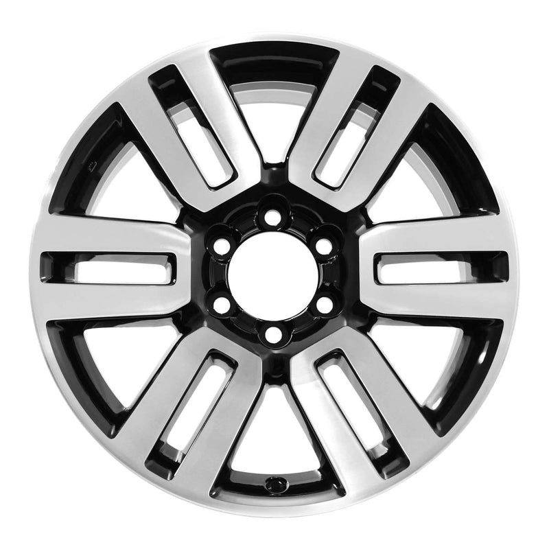 2012 toyota 4runner wheel 20 machined gloss black aluminum 6 lug w69561mb 3