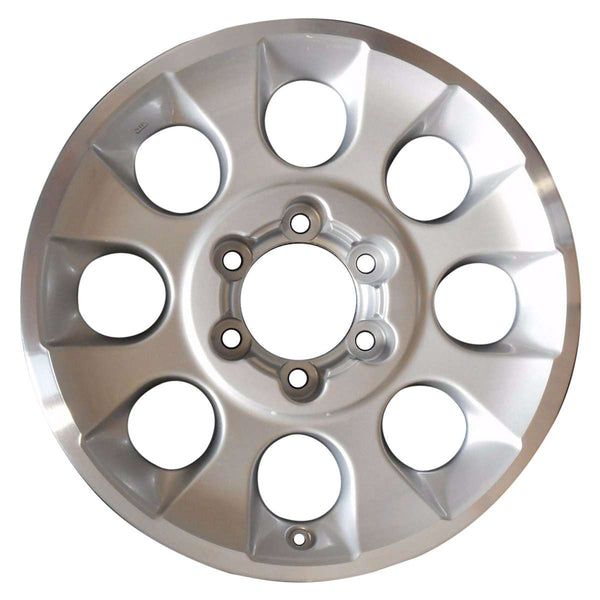 2013 toyota 4runner wheel 17 machined silver aluminum 6 lug w69560ms 4