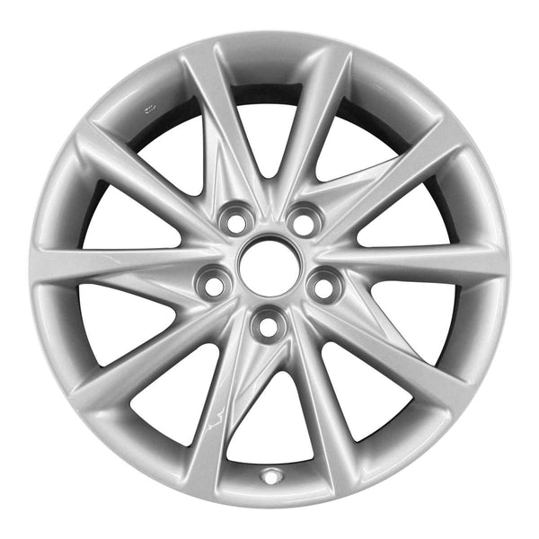 2012 toyota prius wheel 17 silver aluminum 5 lug w69601s 1