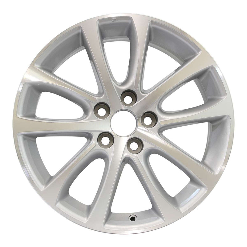 2013 toyota avalon wheel 18 machined silver aluminum 5 lug w69624ms 1