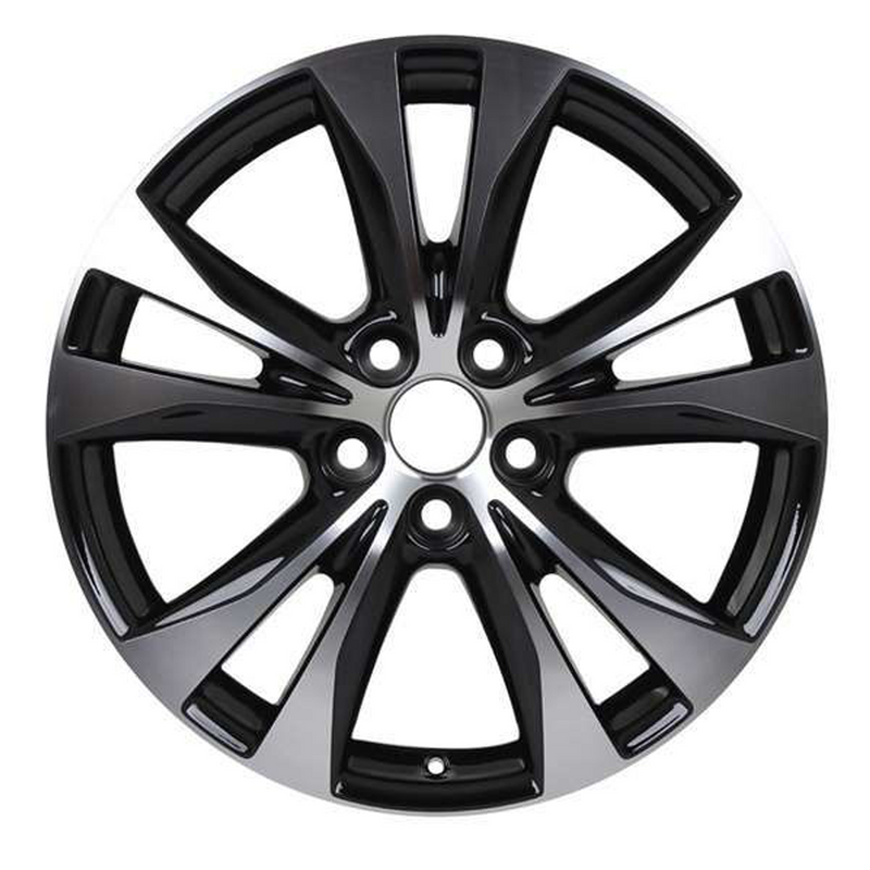 2015 toyota rav4 wheel 18 machined gloss black aluminum 5 lug w69628amb 1