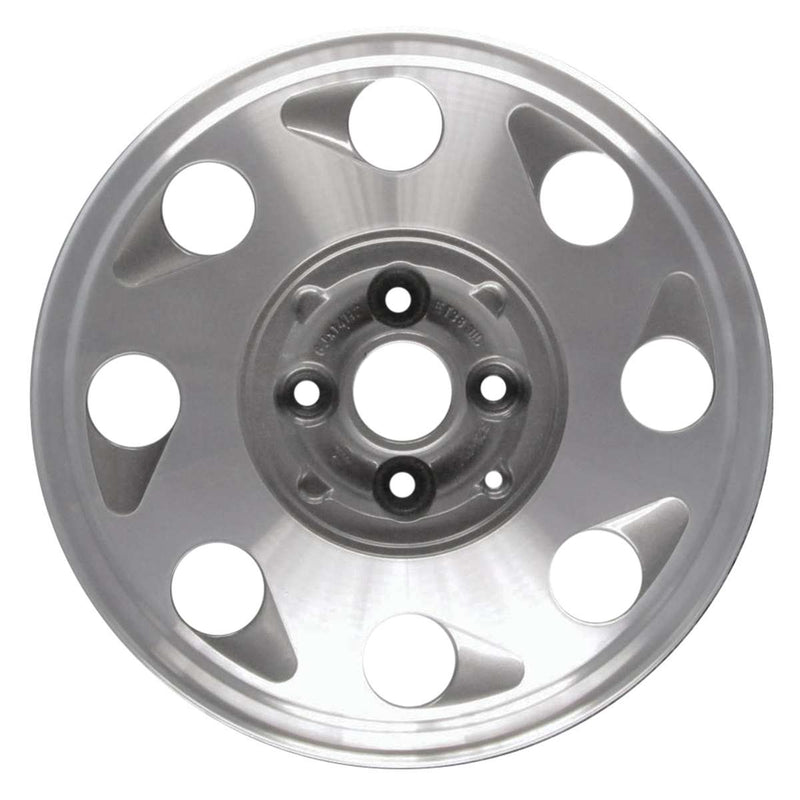 1992 volkswagen cabriolet wheel 14 machined silver aluminum 4 lug w69661ms 5