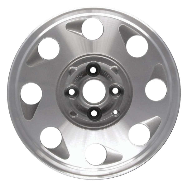 1993 volkswagen cabriolet wheel 14 machined silver aluminum 4 lug w69661ms 6