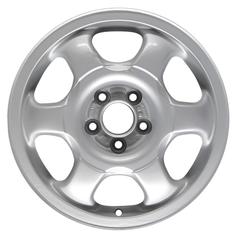 1993 volkswagen passat wheel 15 silver aluminum 5 lug w69696s 2