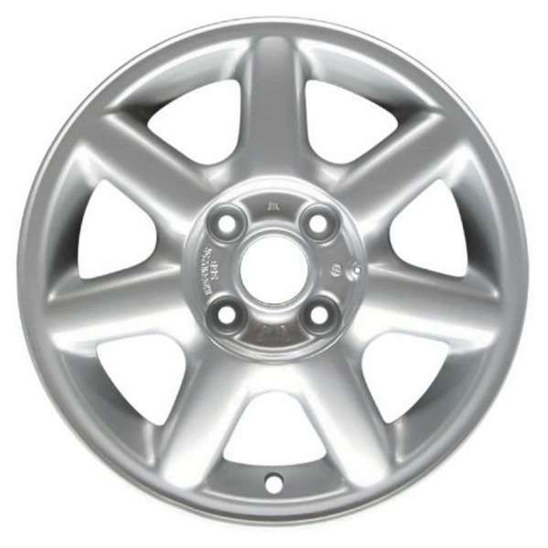 1997 volkswagen jetta wheel 14 silver aluminum 4 lug w69707s 4