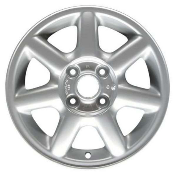 1996 volkswagen jetta wheel 14 silver aluminum 4 lug w69707s 3