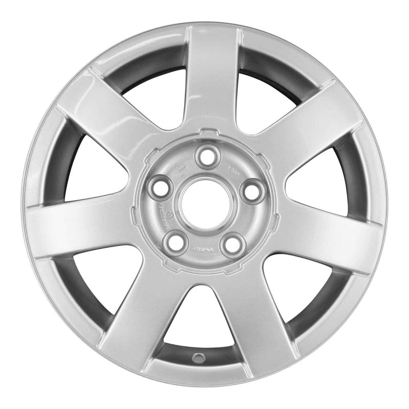 1999 volkswagen passat wheel 15 silver aluminum 5 lug w69722s 2