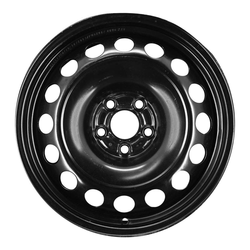 1999 volkswagen golf wheel 16 black steel 5 lug w69723b 13