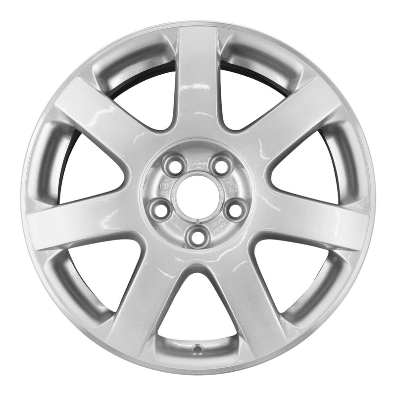 2006 volkswagen jetta wheel 16 silver aluminum 5 lug w69776s 6