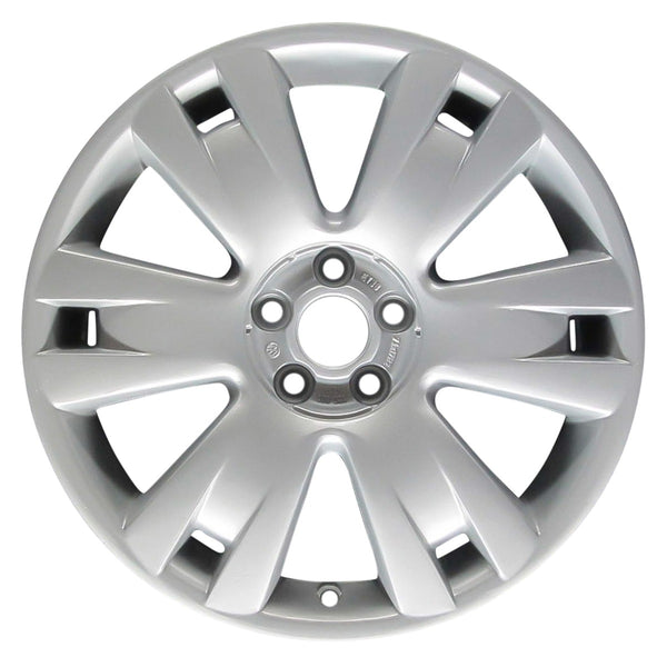 2002 volkswagen beetle wheel 17 silver aluminum 5 lug w69813s 1